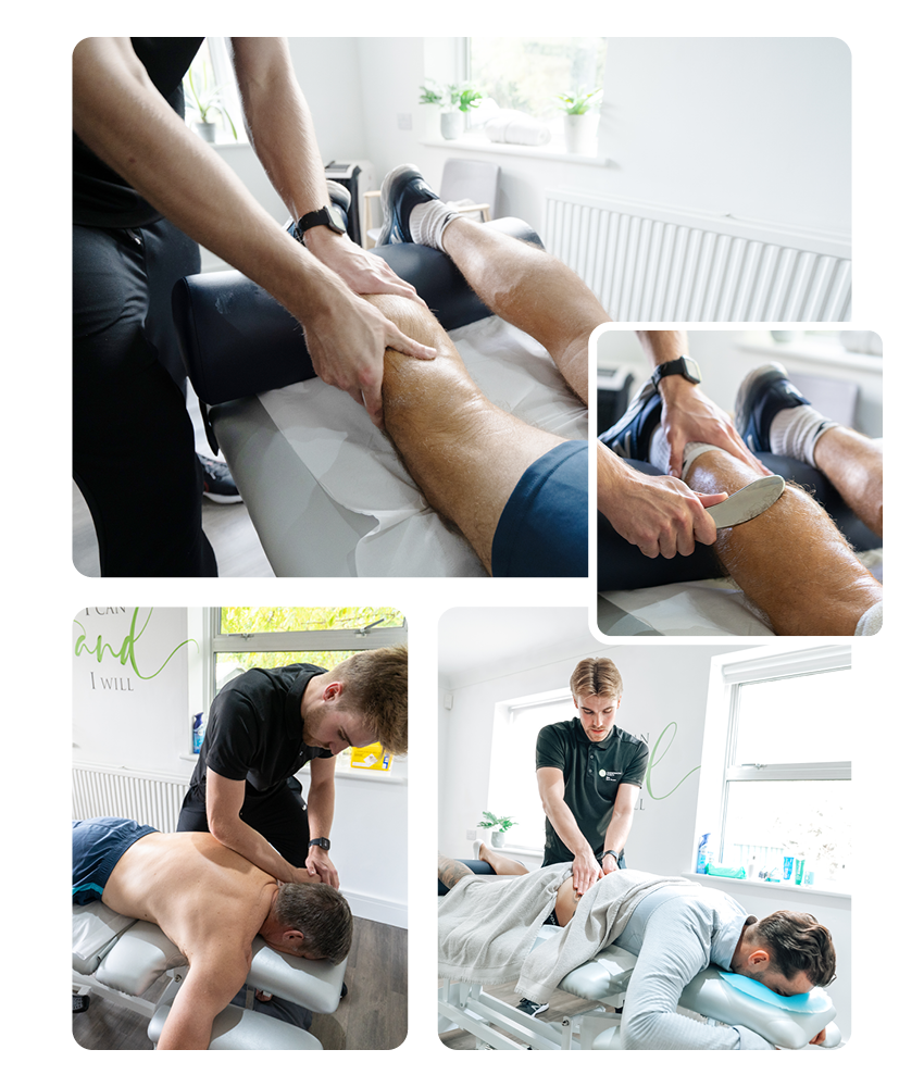 sports massage treatment and soft tissue therapy header image